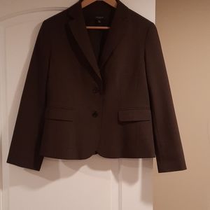 Ann Taylor Brown Suit Jacket